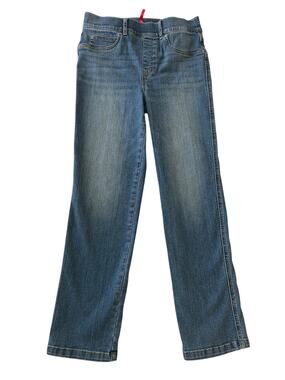 Spanx Women's Medium Indigo Straight Leg Pull-On Denim Jeans